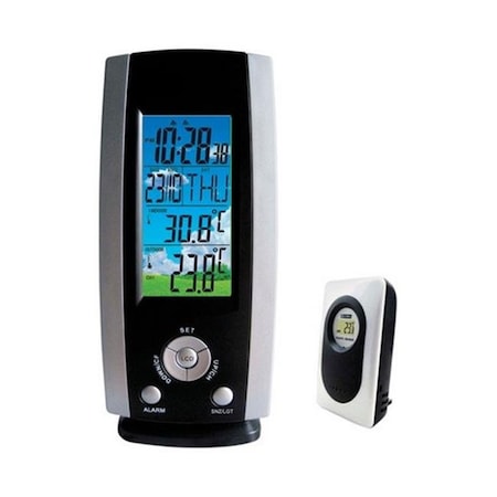 Taylor 1512 Wireless Digital Weather Station Thermometer & Clock